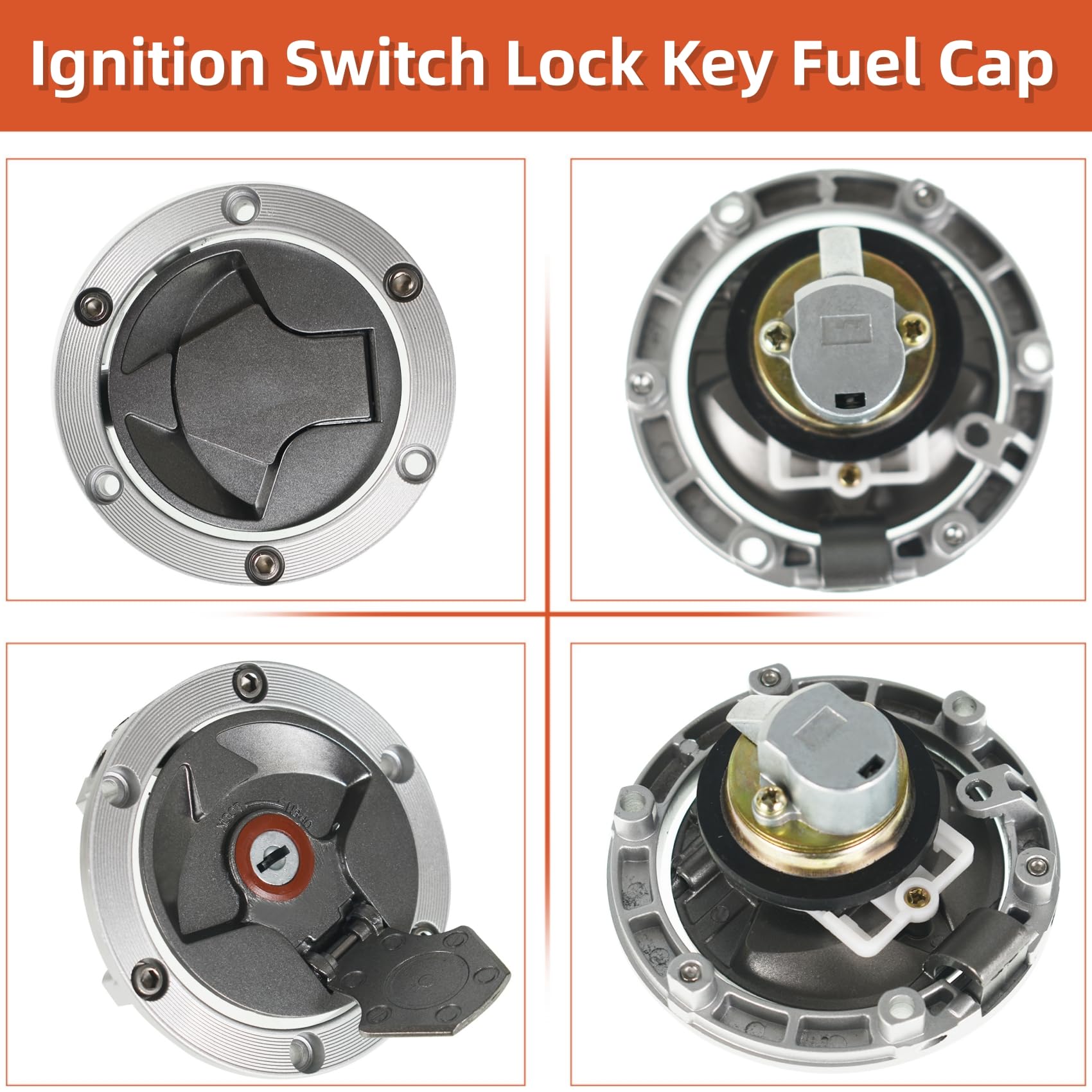 Amazon.com: labwork Motorcycle Ignition Switch Lock Key Fuel Cap